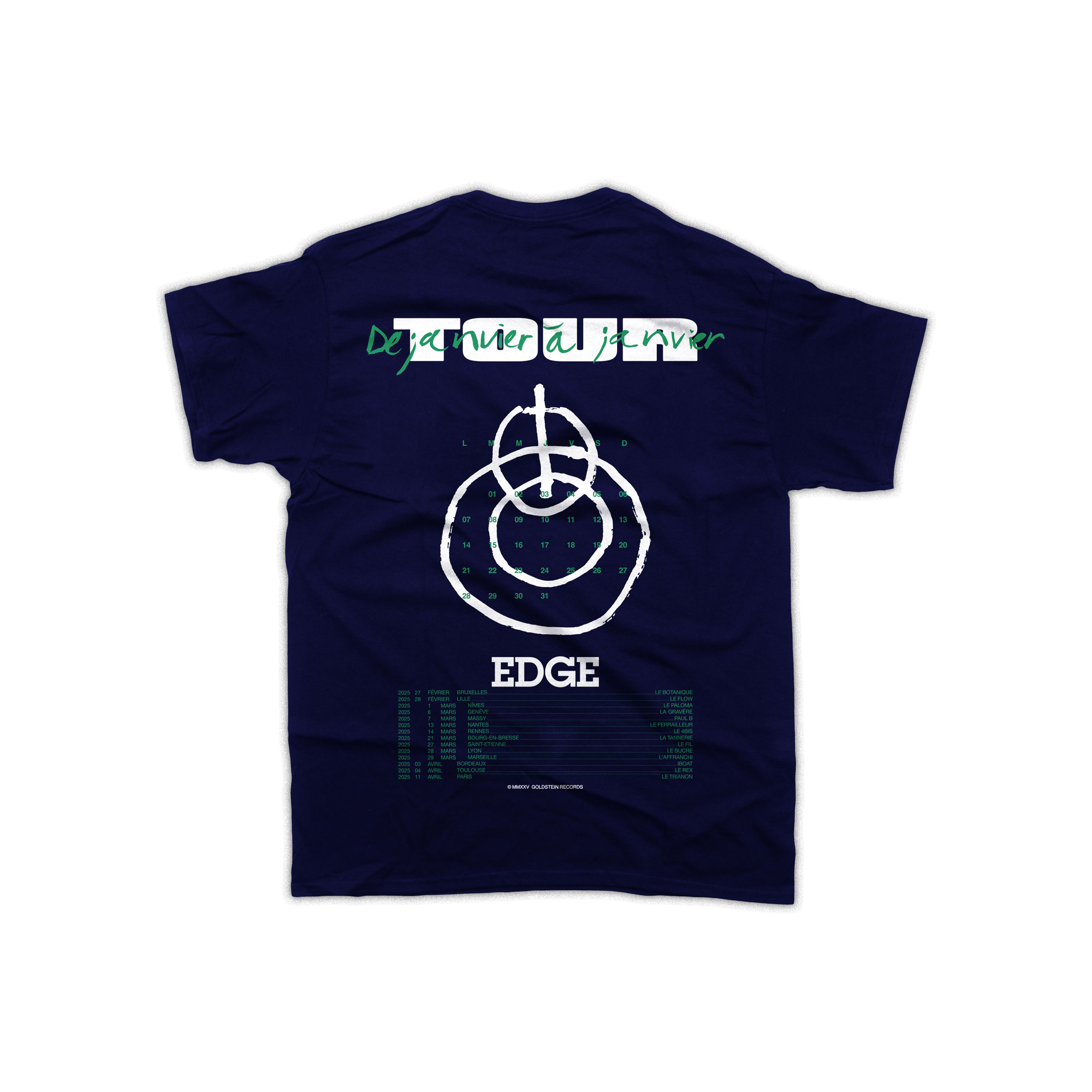T-shirt de Tournée 2025